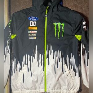 DC Apparel Monster Ken Block Racing Long Sleeve Jacket Mens sizeXL see  pictures